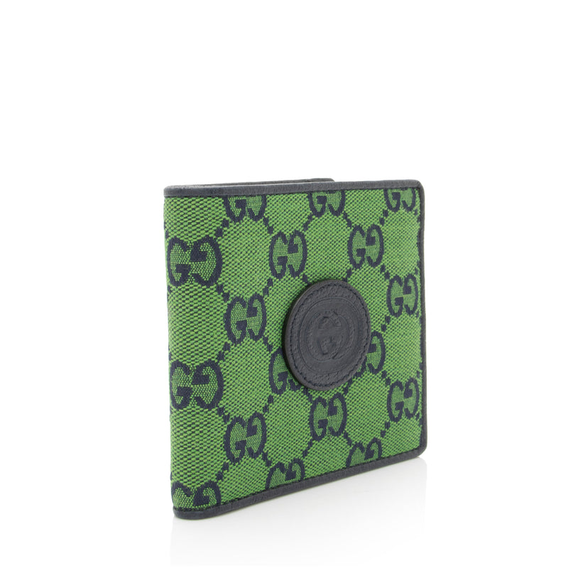 Gucci Multicolor GG Canvas Bi-Fold Wallet (SHF-QP0YnA)