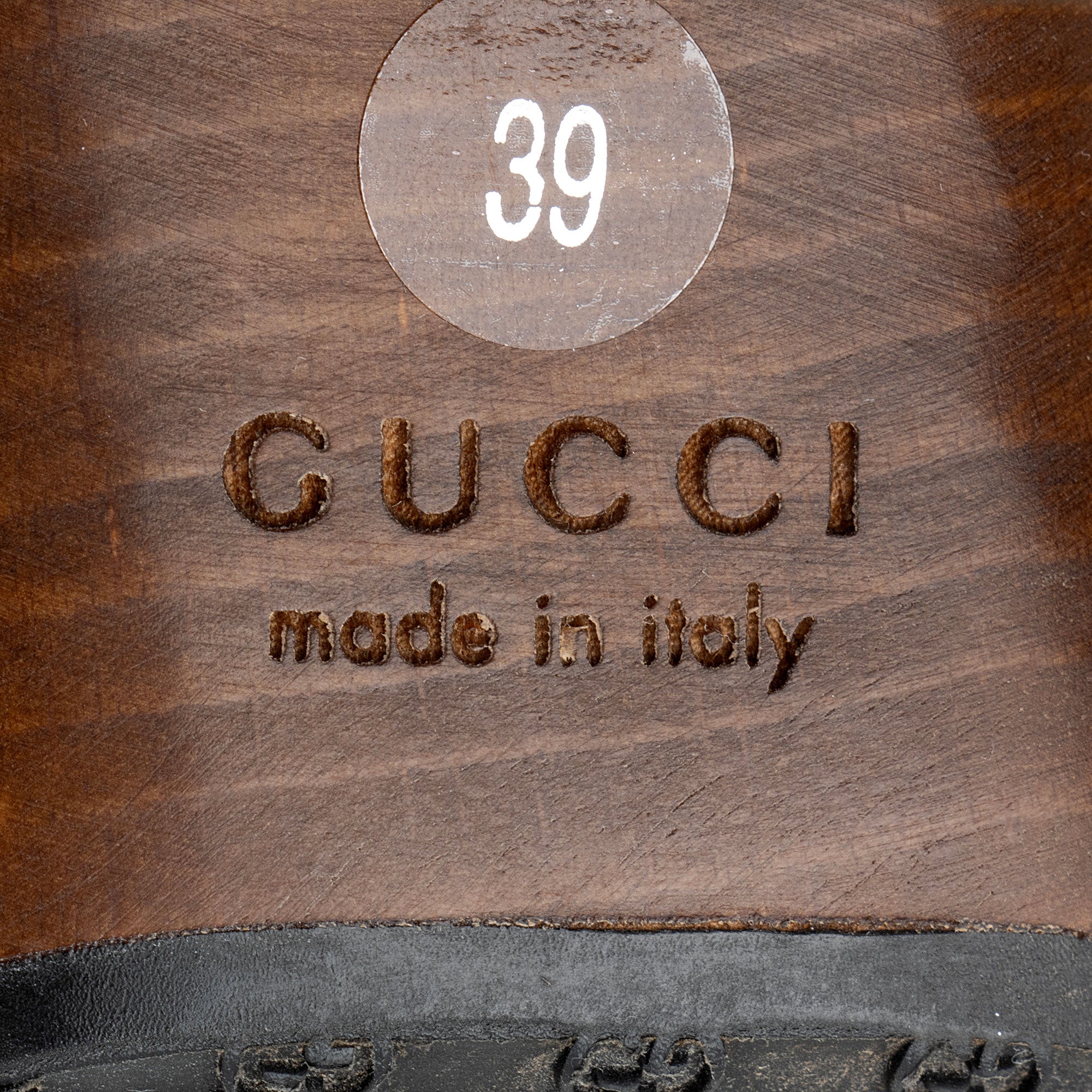 Gucci Nappa Leather Charlotte Platform Sandals - Size 9 / 39