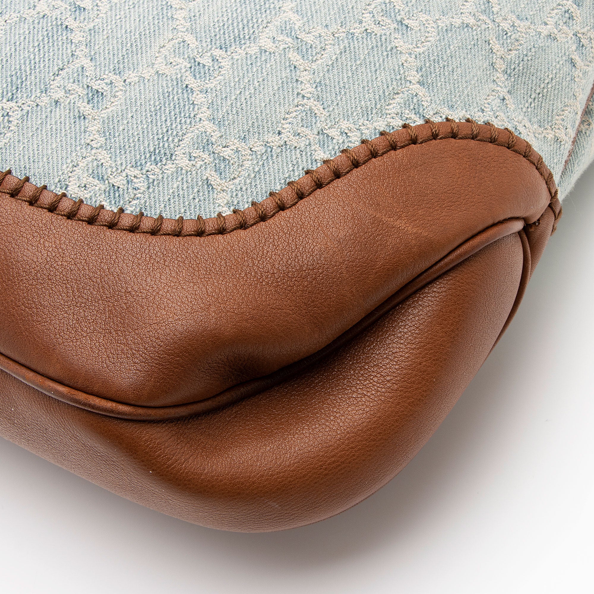 Gucci GG Denim New Jackie Medium Shoulder Bag (SHF-I4xdgI)