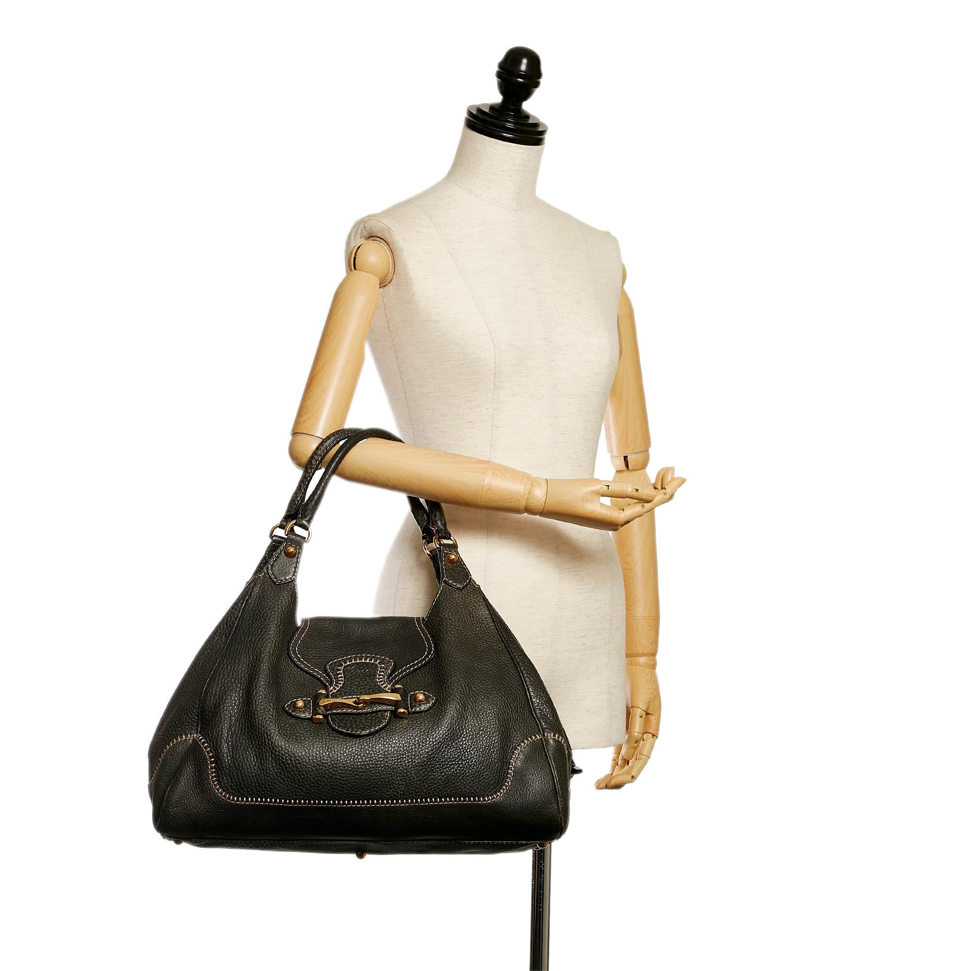 Gucci New Pelham Leather Handbag (SHG-32759)