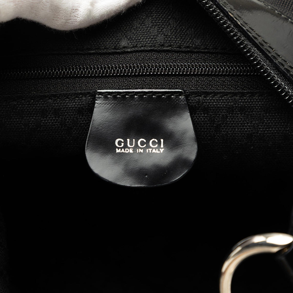 Gucci Nylon Bamboo Shoulder Bag