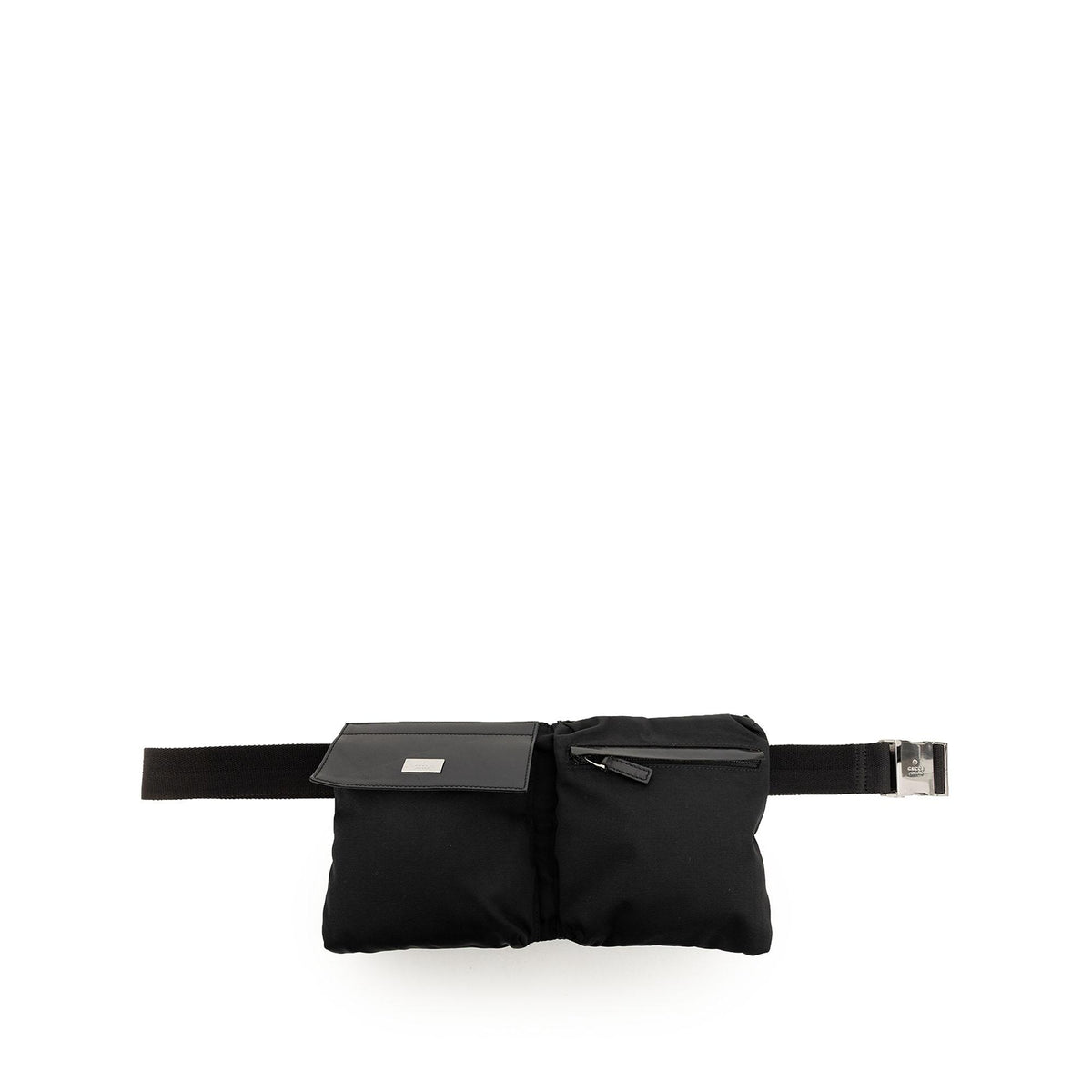 Gucci Nylon Double Pocket Belt Bag