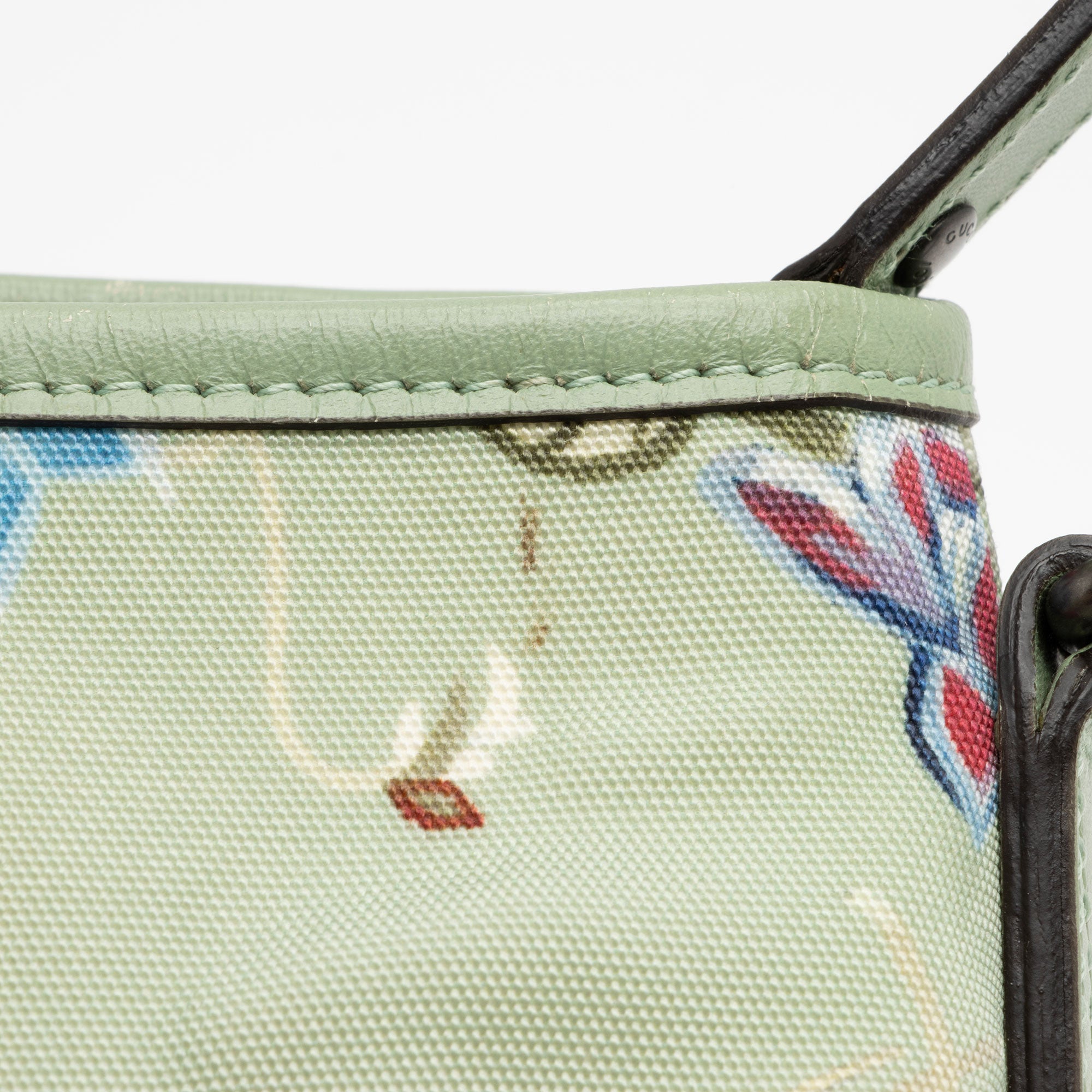 Gucci Nylon Flora Knight Small Tote (SHF-2ID1EO)