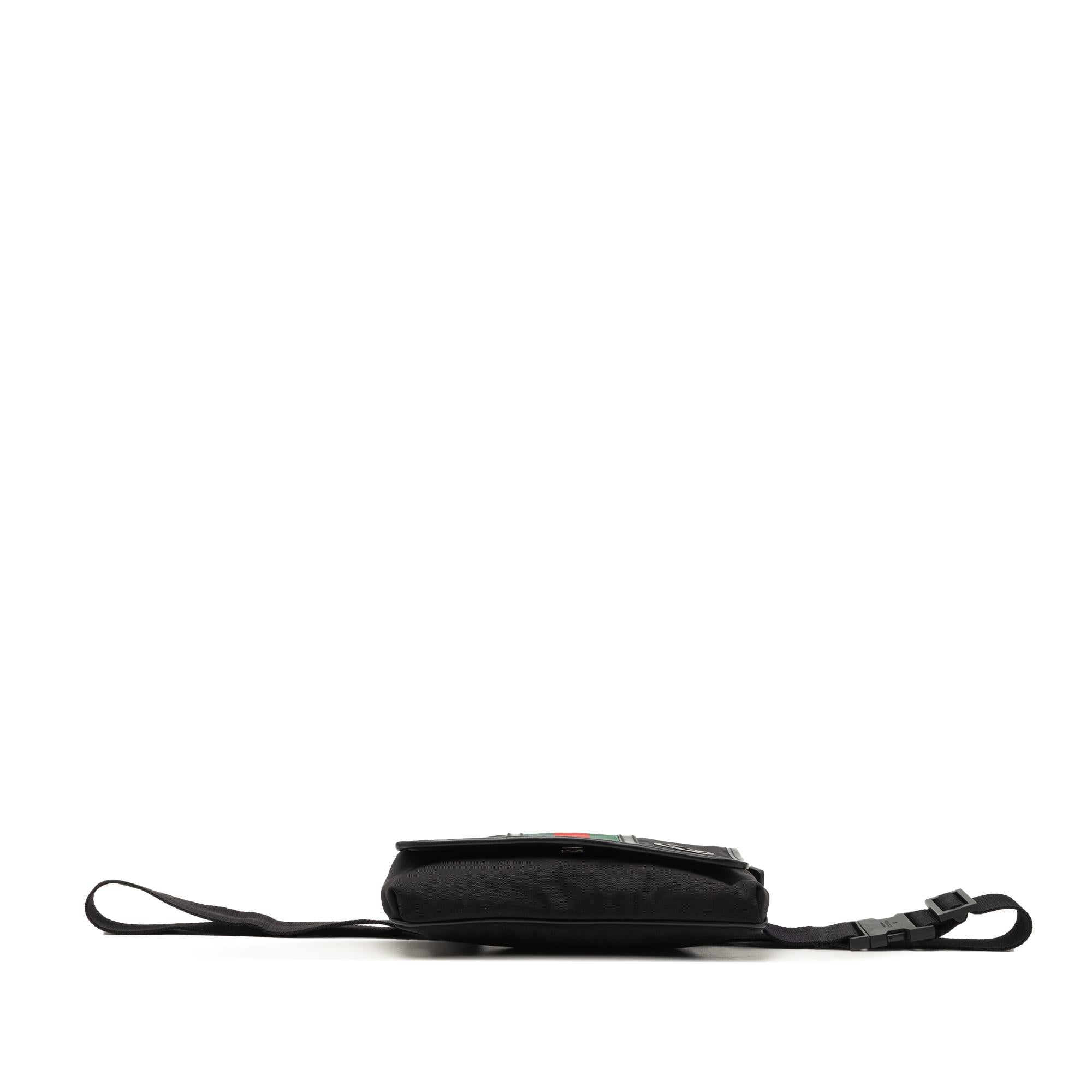 Gucci Nylon Interlocking G Web Belt Bag