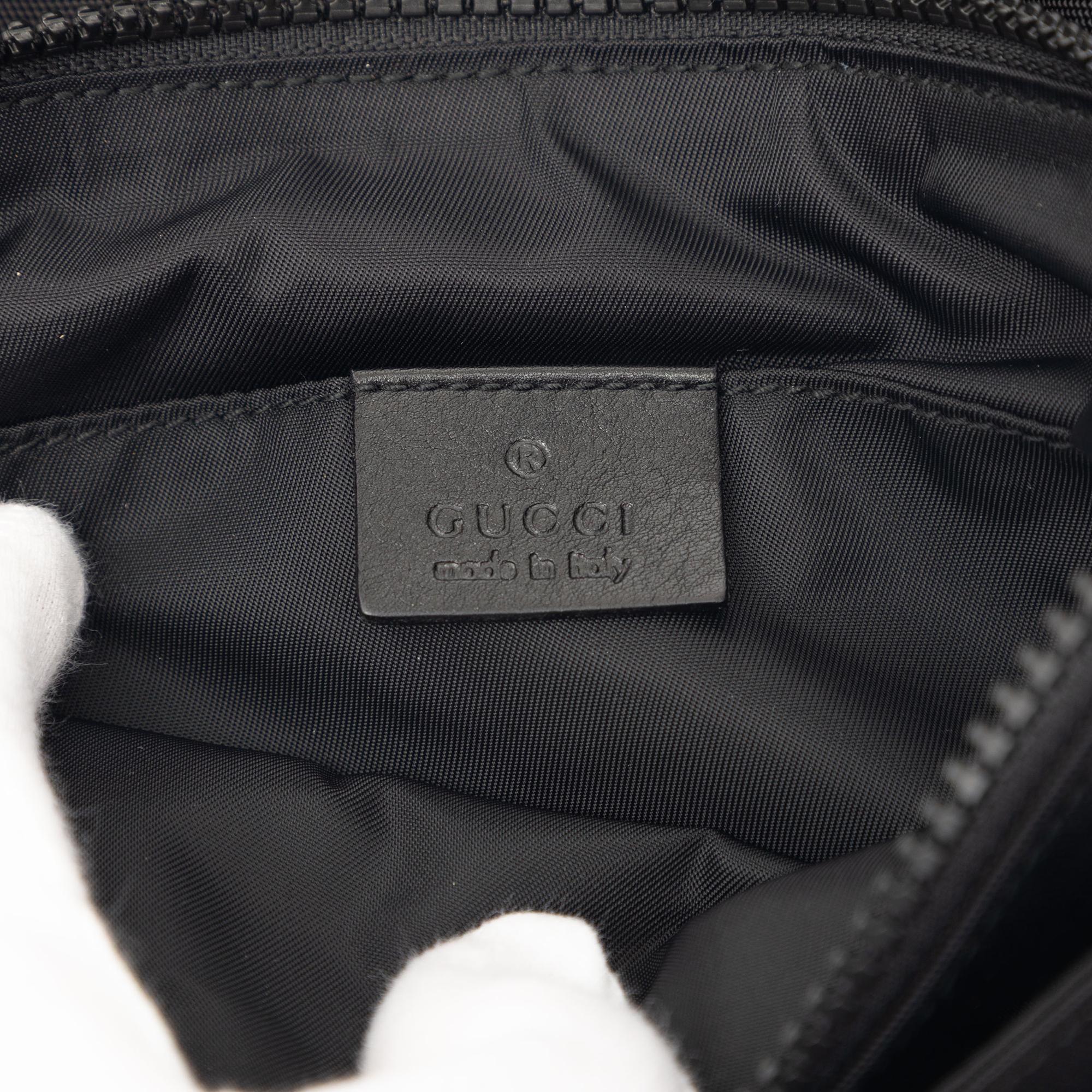 Gucci Nylon Interlocking G Web Belt Bag