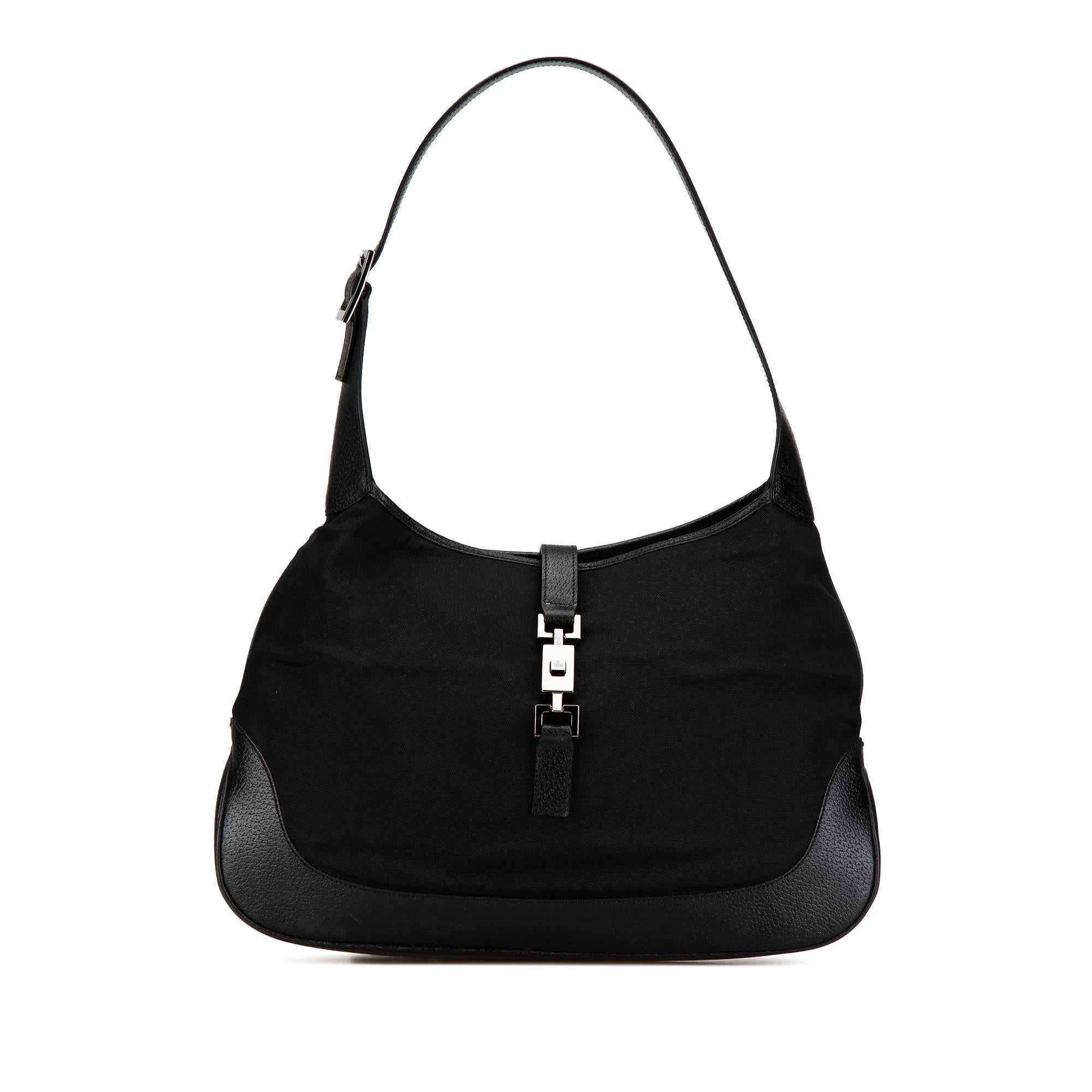 Gucci Nylon Jackie Shoulder Bag (SHG-kDXR6T)