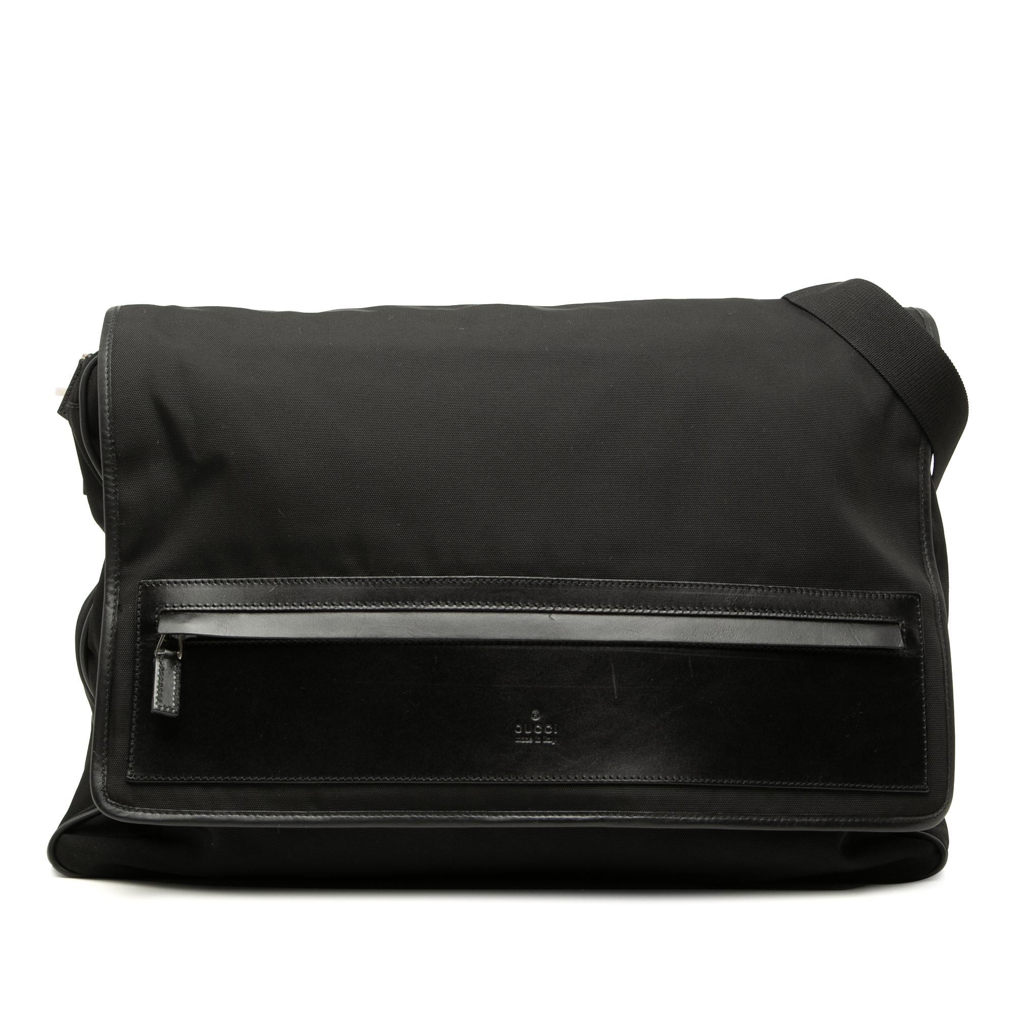 Gucci Nylon Messenger Bag