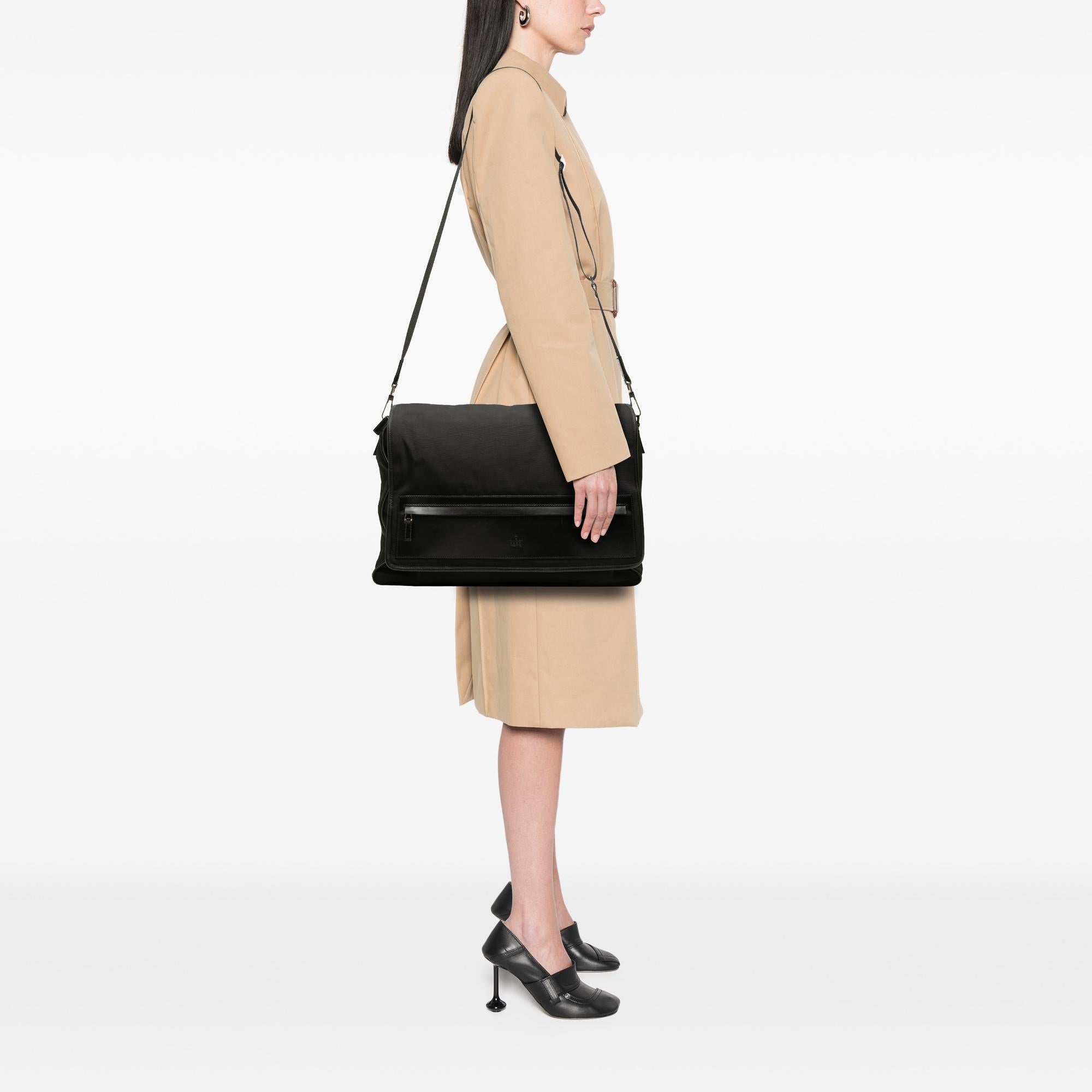 Gucci Nylon Messenger Bag
