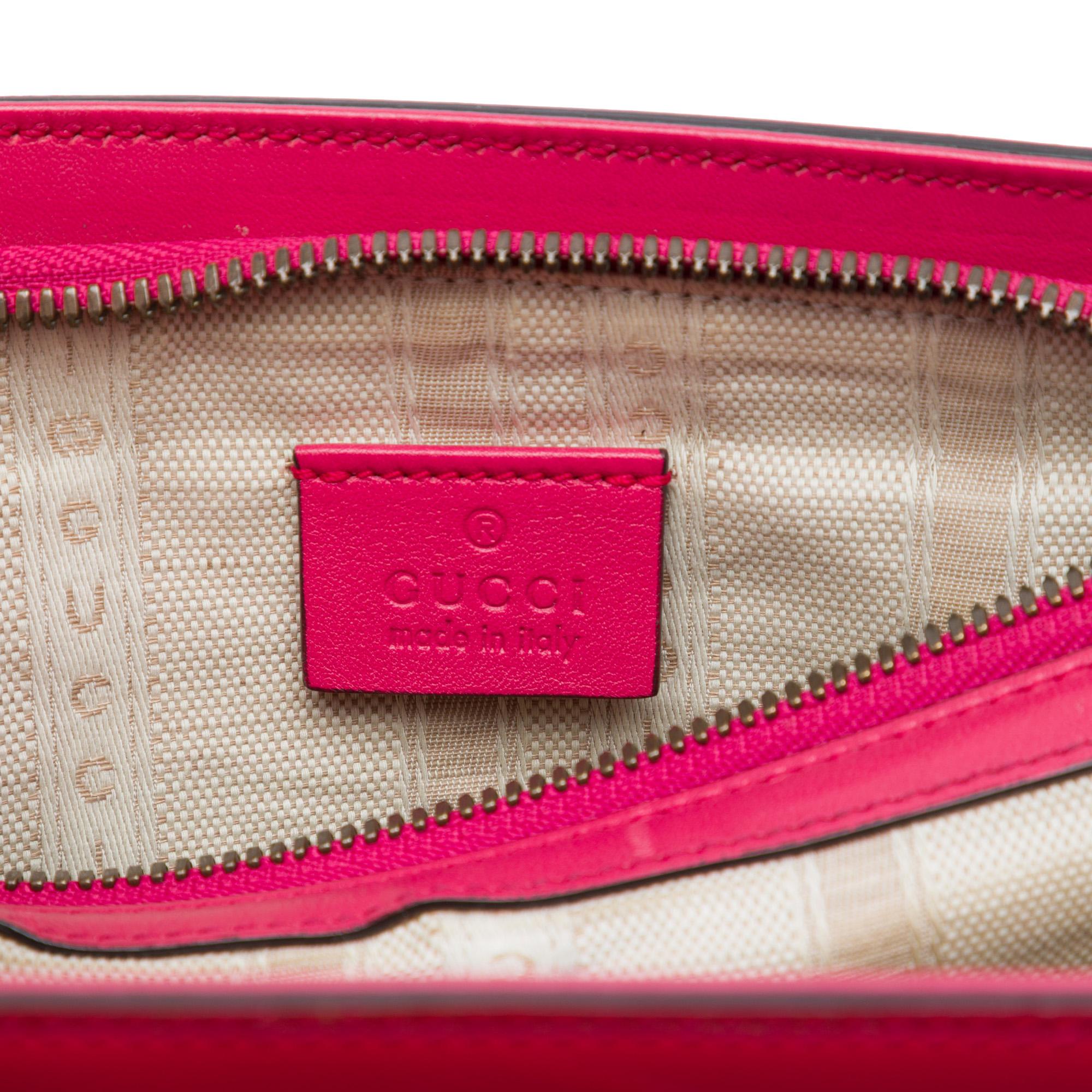 Gucci Patent Bright Bit Satchel