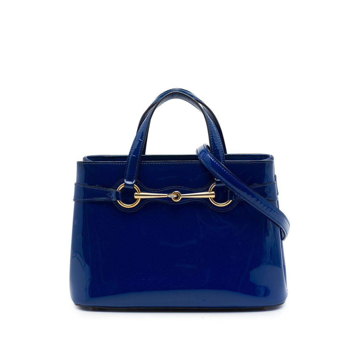 Gucci Patent Bright Bit Satchel