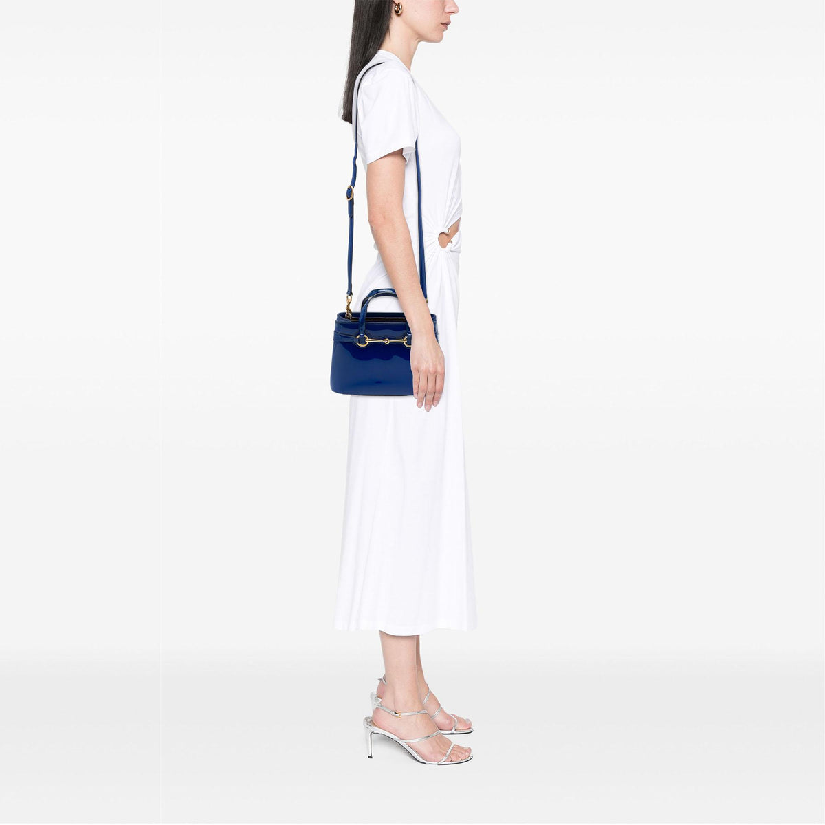Gucci Patent Bright Bit Satchel