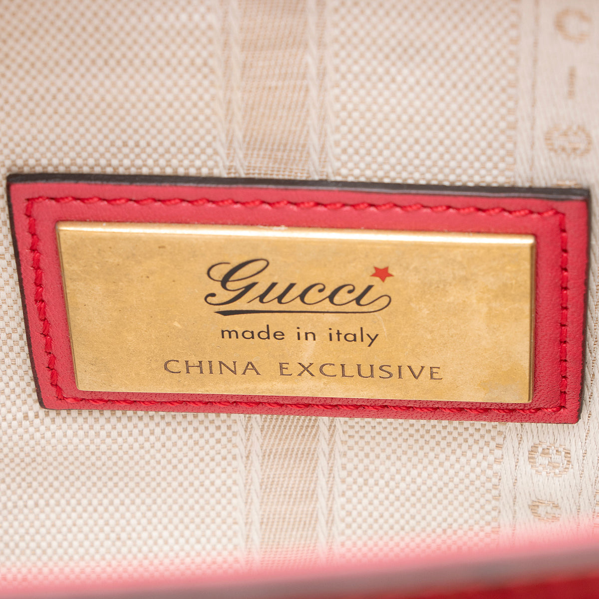 Gucci Patent Leather Bright Bit Small Tote