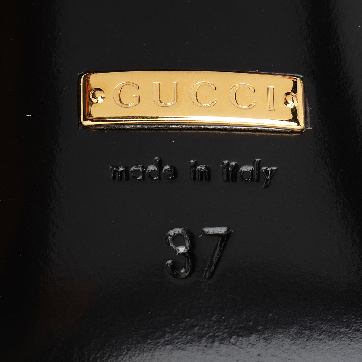 Gucci Patent Leather Horsebit Mary Jane Pumps - Size 7 / 37