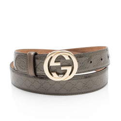 Gucci Micro Guccissima Leather Belt