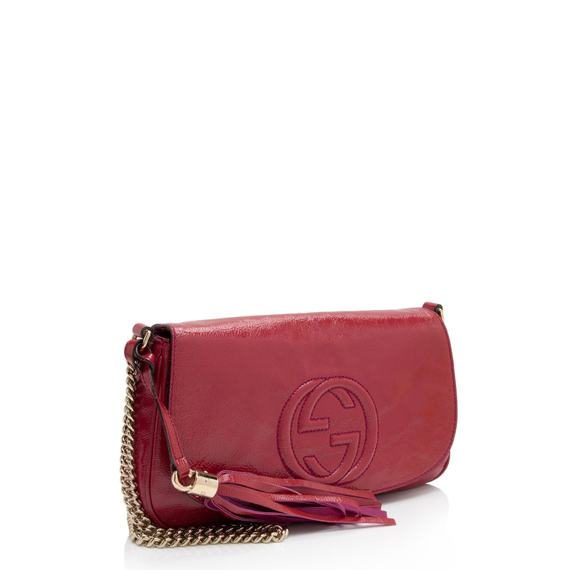 Gucci patent leather purse deals