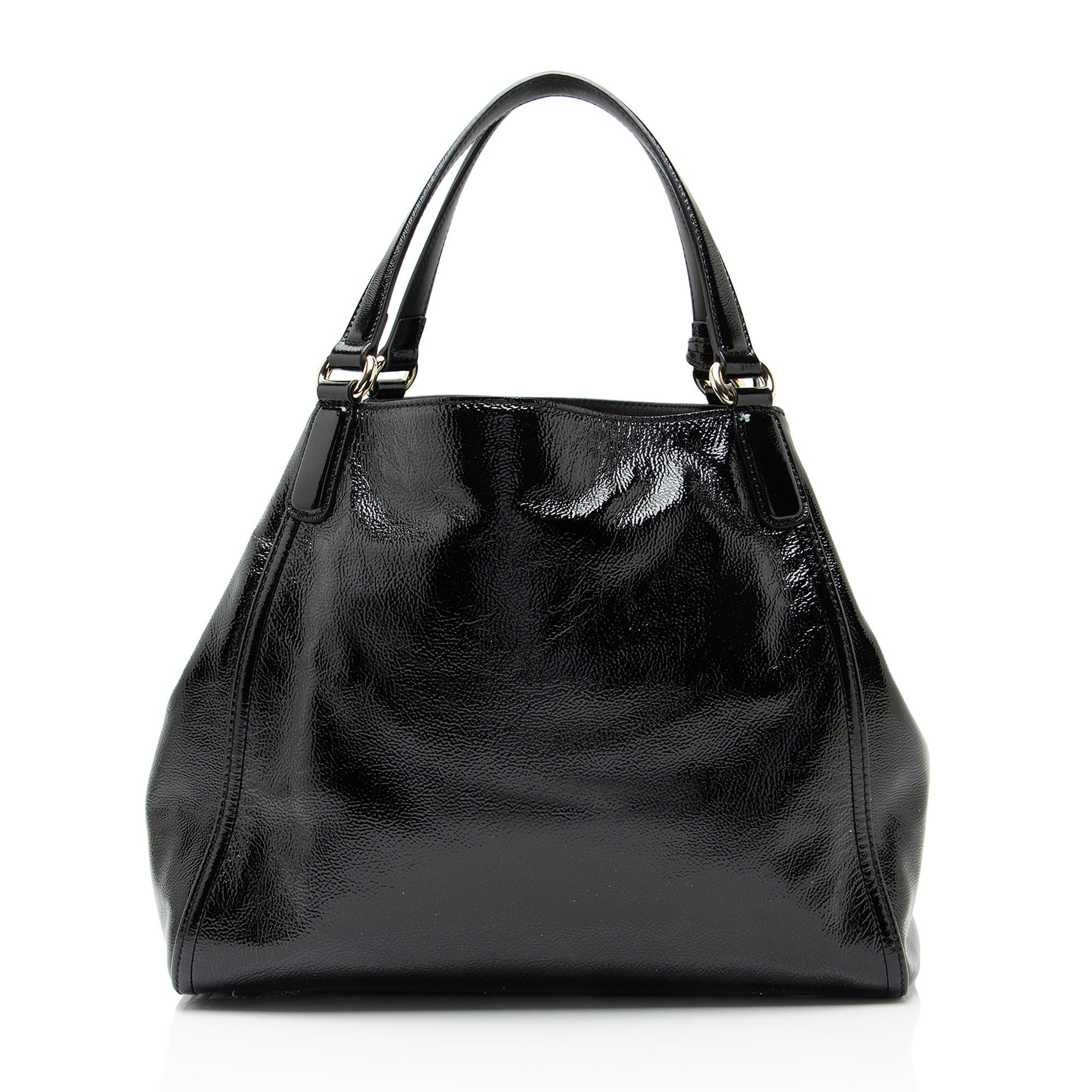 Gucci Patent Leather Soho Medium Tote