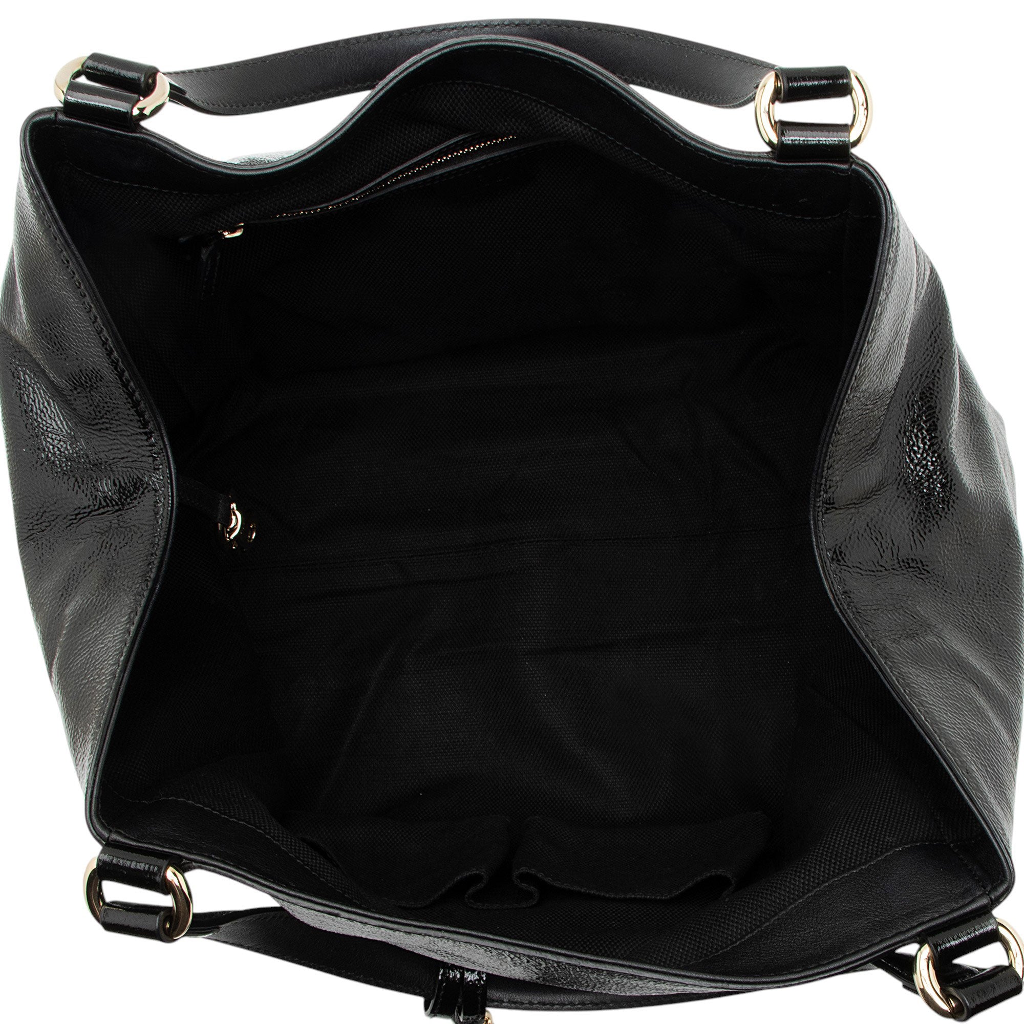 Gucci Patent Leather Soho Medium Tote