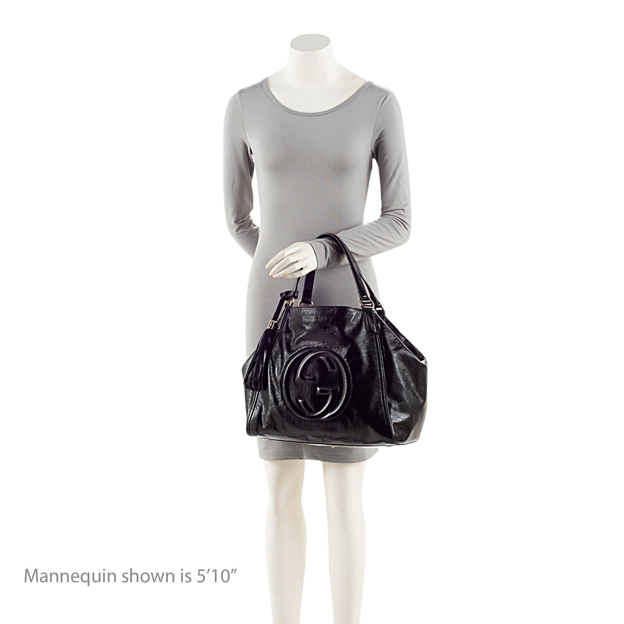 Gucci Patent Leather Soho Medium Tote