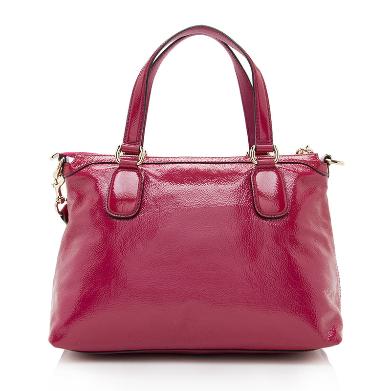 Gucci Patent Leather Soho Working Tote (SHF-17644)