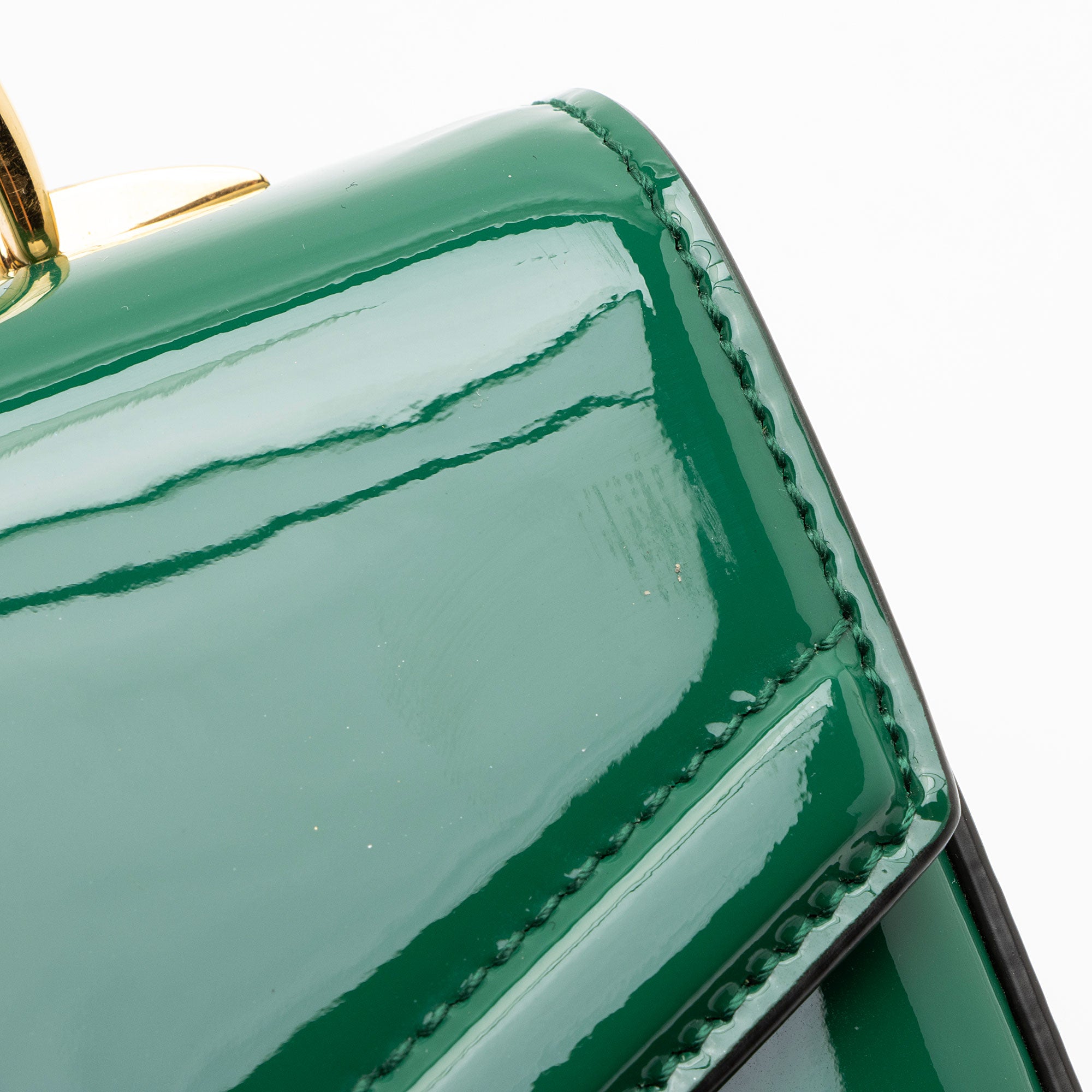 Gucci Patent Leather Sylvie 1969 Mini Top Handle
