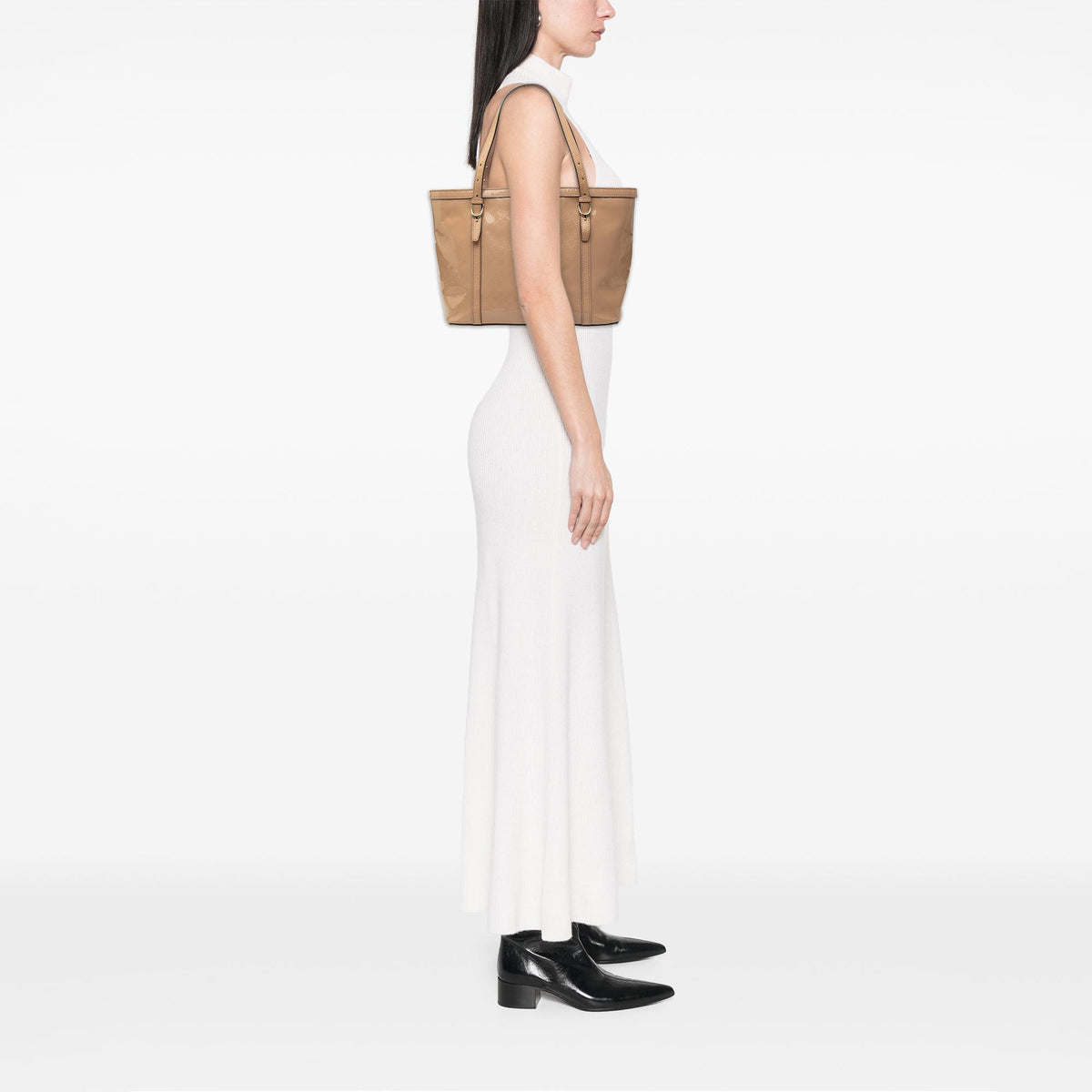 Gucci Patent Microguccissima Nice Tote