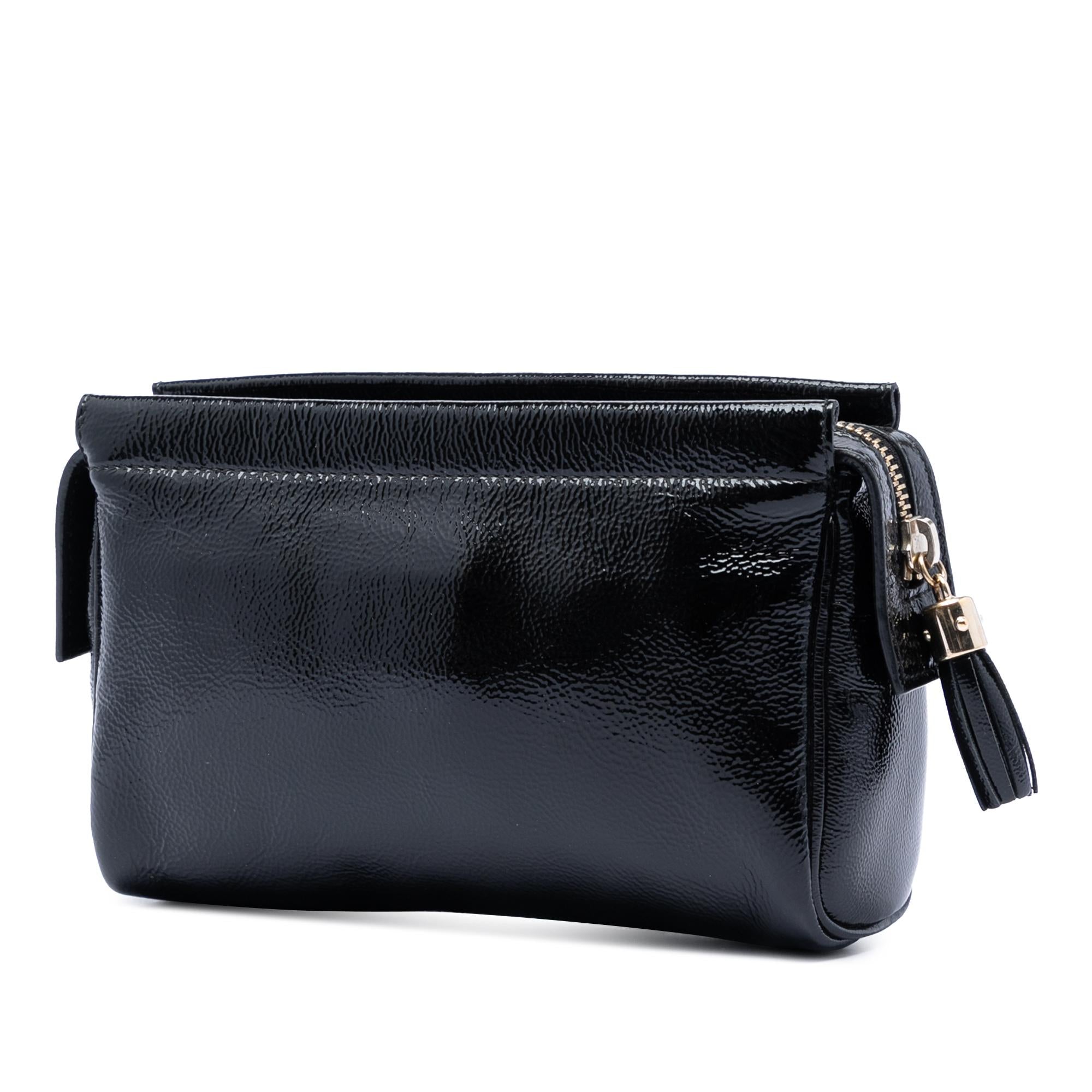 Gucci Patent Soho Cosmetic Pouch