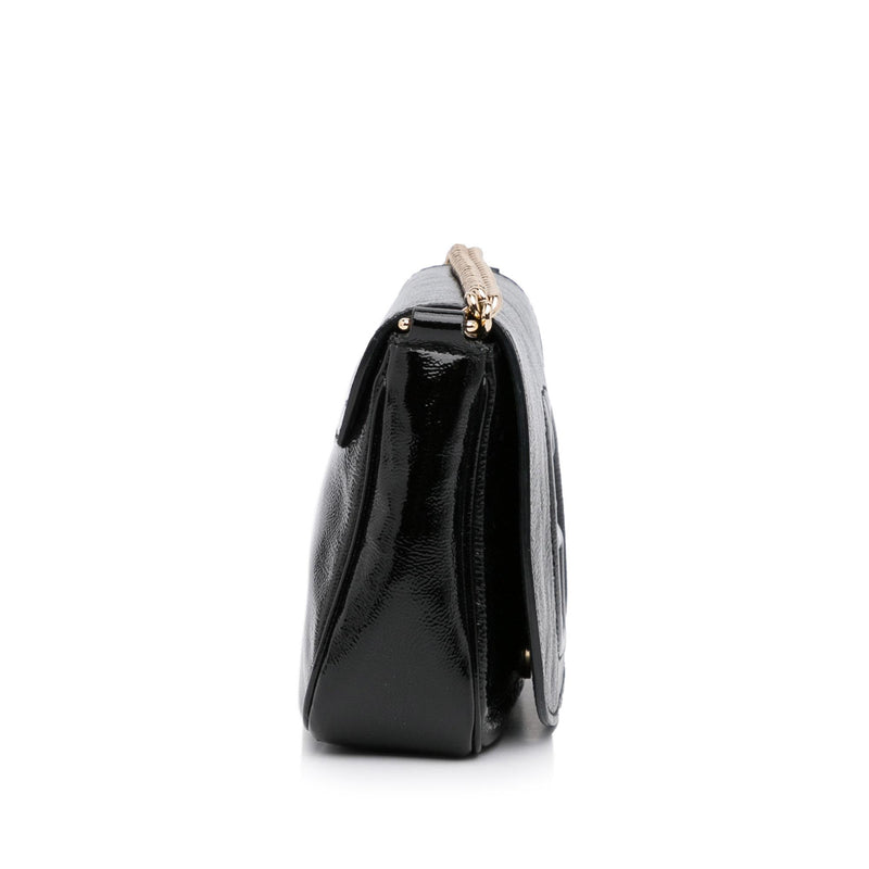 Gucci Patent Soho Flap Crossbody Bag (SHG-EIjZmu)