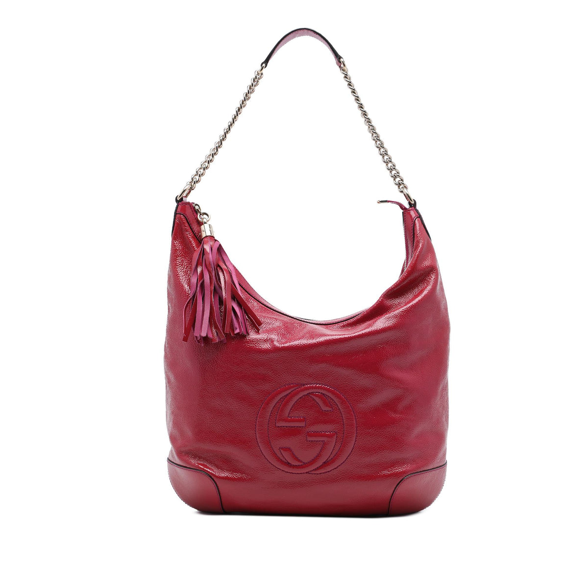 Gucci Patent Soho Shoulder Bag