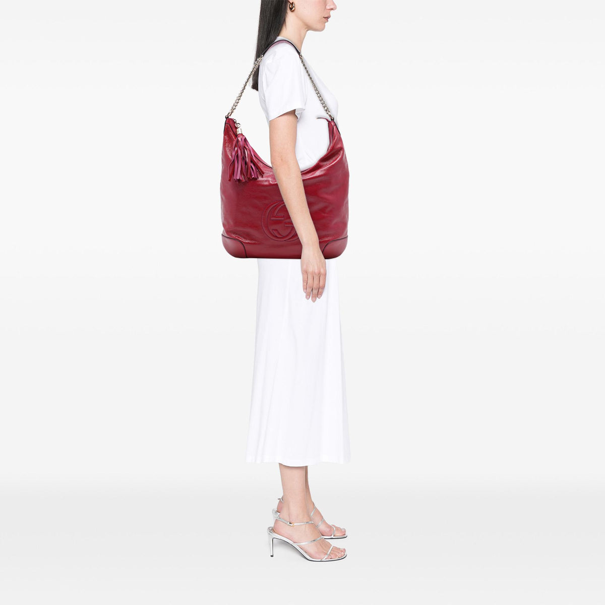Gucci Patent Soho Shoulder Bag