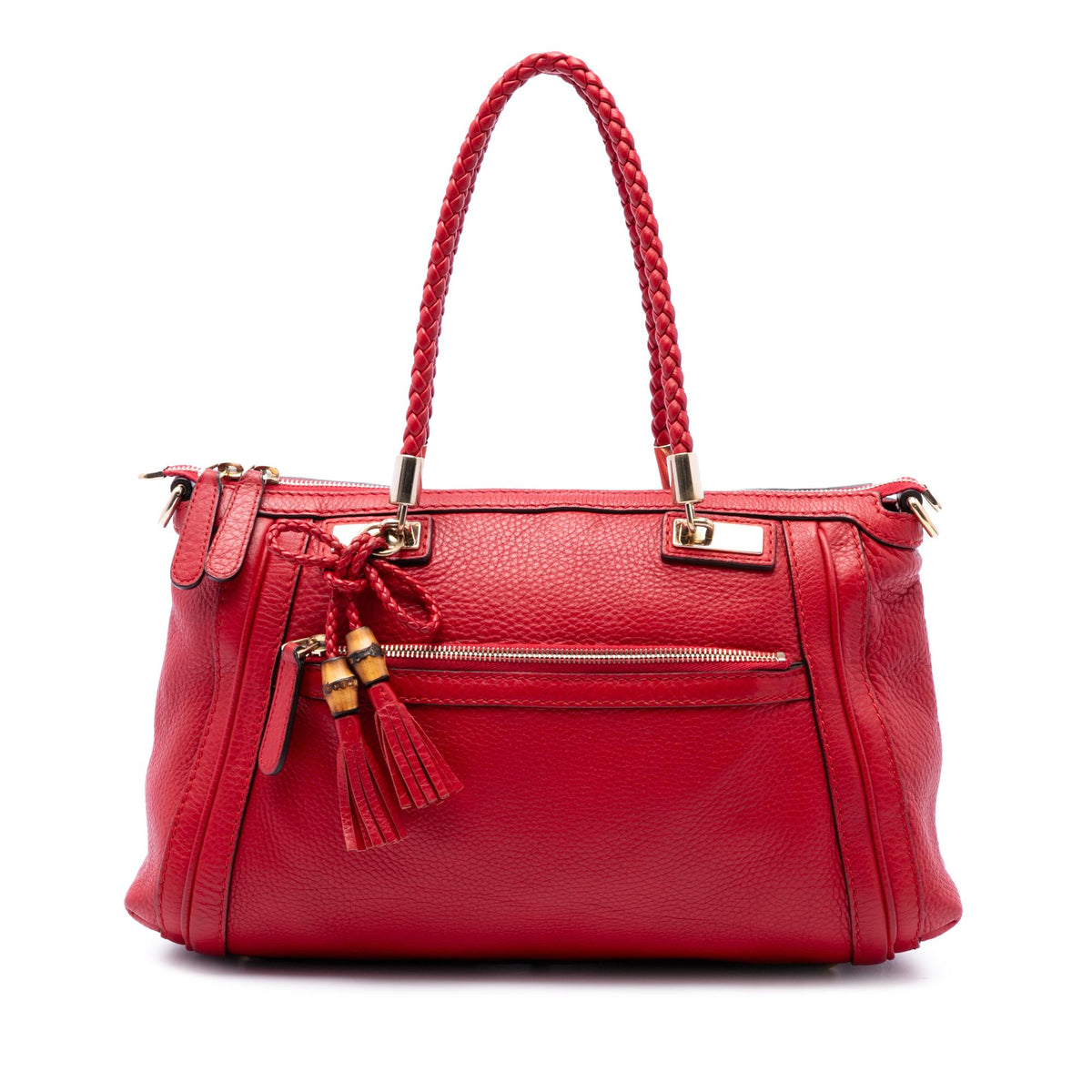 Gucci Pebbled Calfskin Bella Satchel