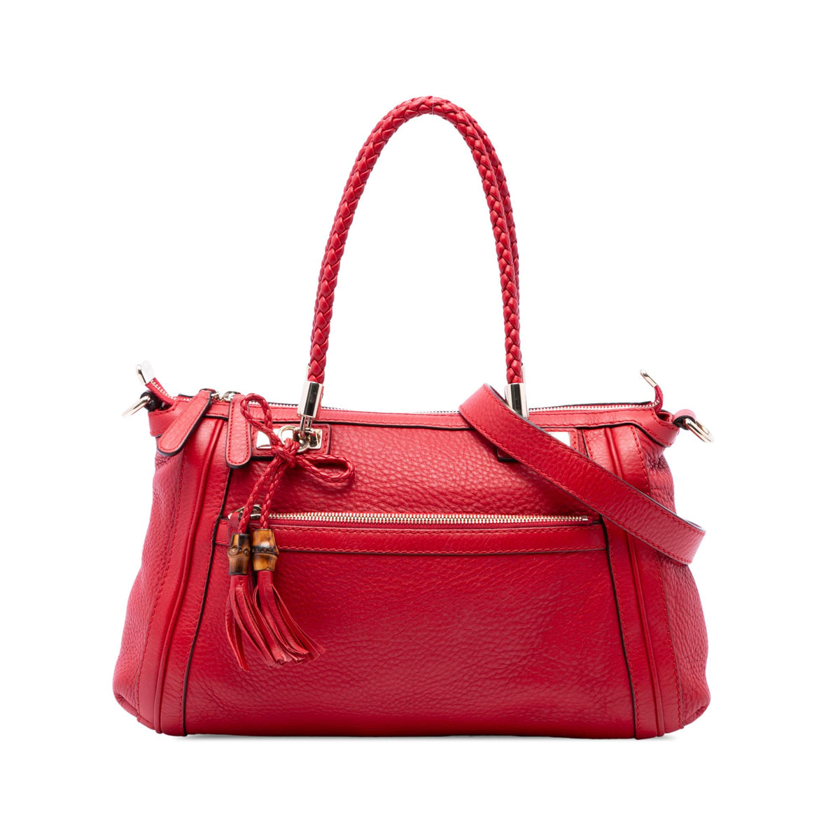 Gucci Pebbled Calfskin Bella Satchel