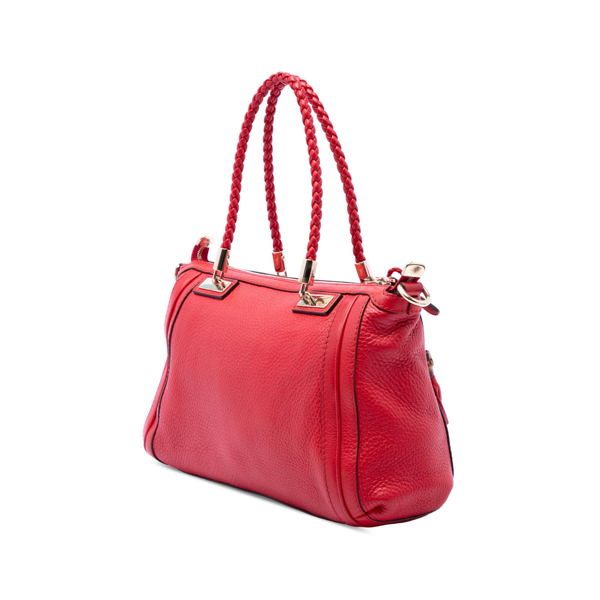 Gucci Pebbled Calfskin Bella Satchel