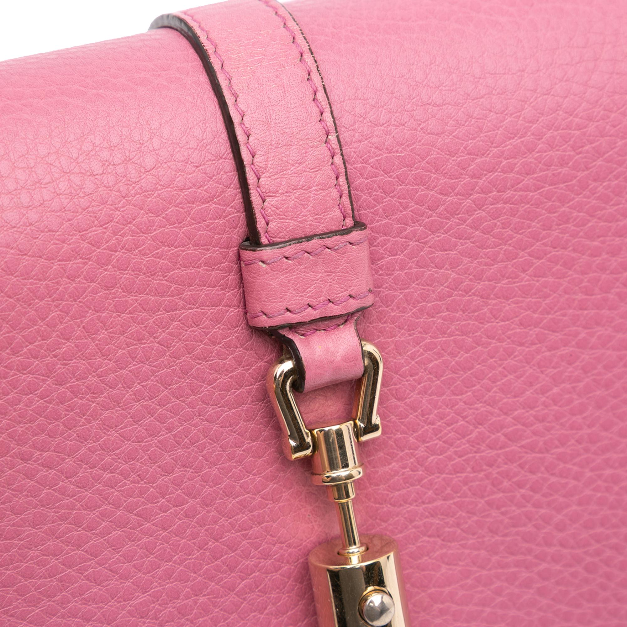 Gucci Pebbled Calfskin Piston Broadway Evening Bag