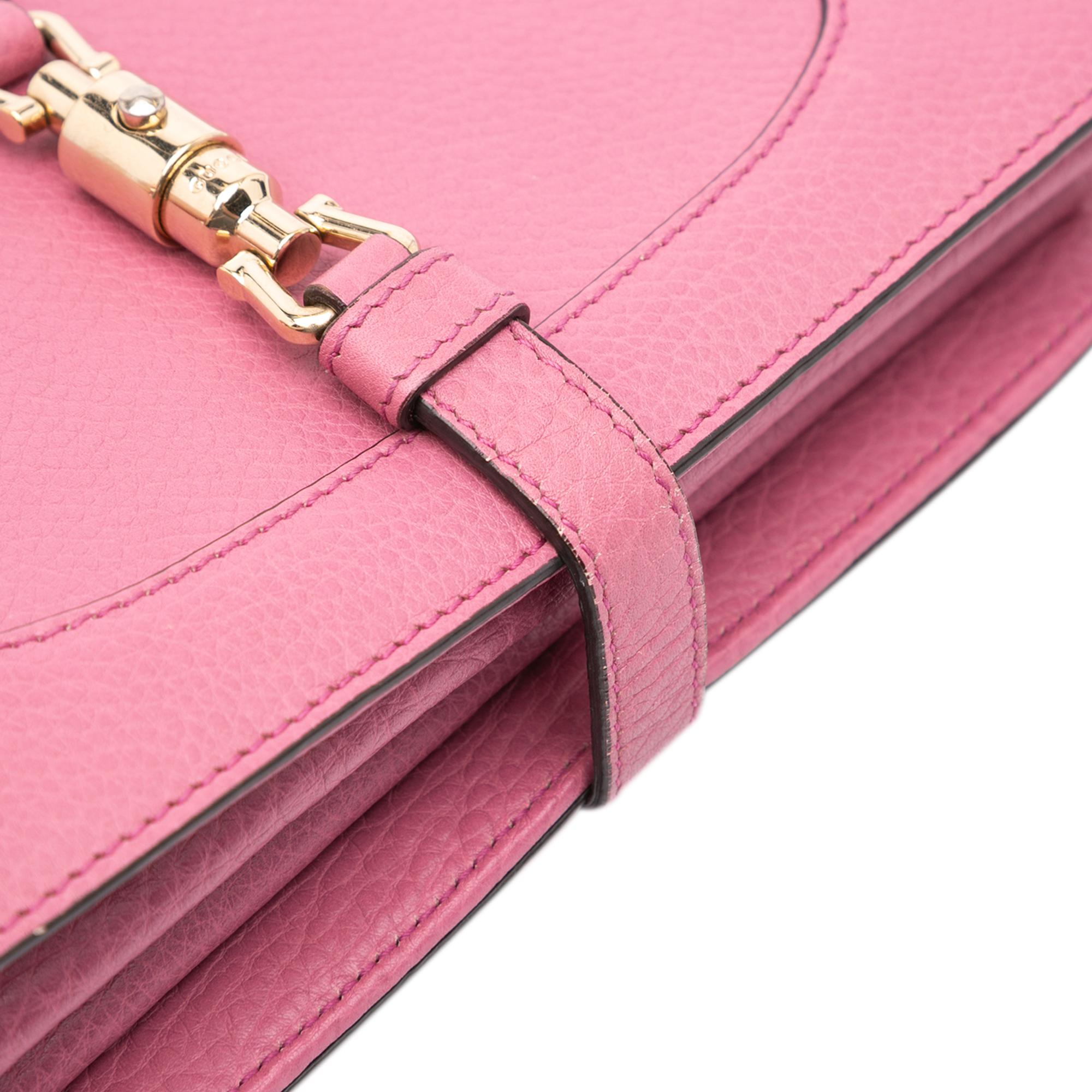 Gucci Pebbled Calfskin Piston Broadway Evening Bag