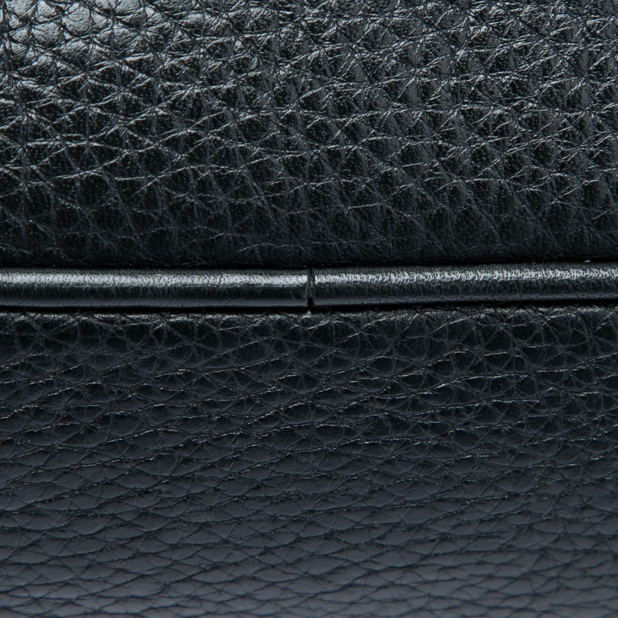 Gucci Pebbled Calfskin Soho Chain Zip Shoulder Bag