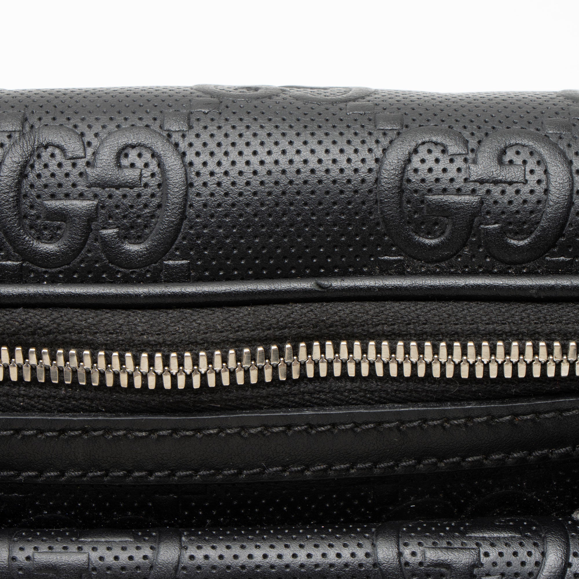 Gucci Perforated GG Embossed Pocket Belt Bag