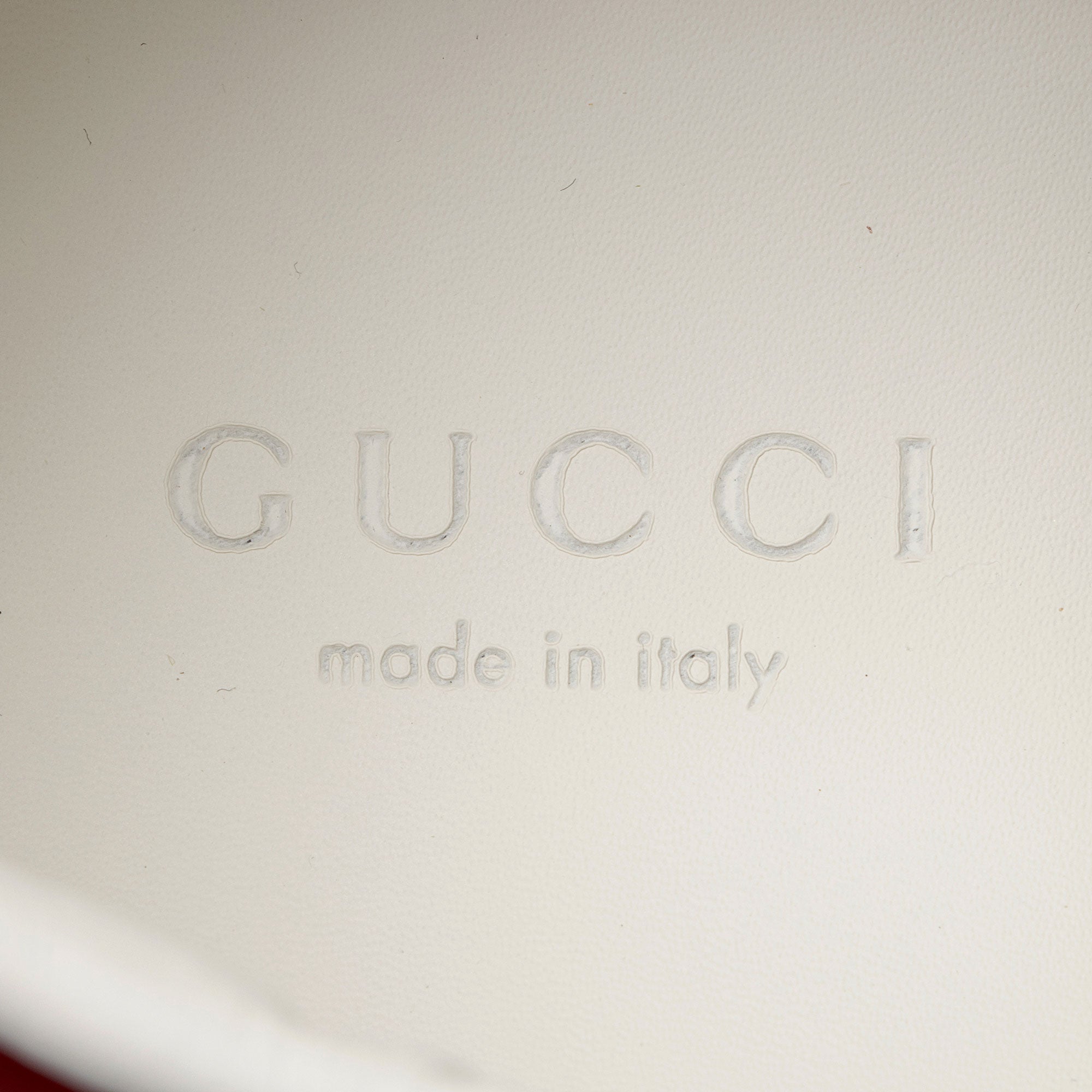 Gucci Perforated Leather Interlocking GG Ace Sneakers - Size