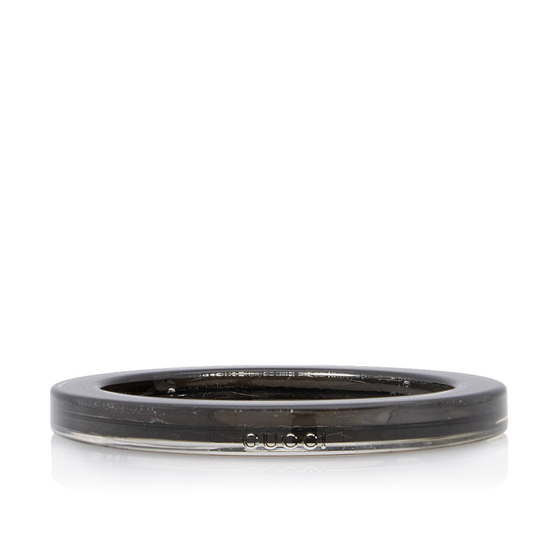 Gucci Plexiglass Translucent Bangle Bracelet - FINAL SALE (SHF-15361)