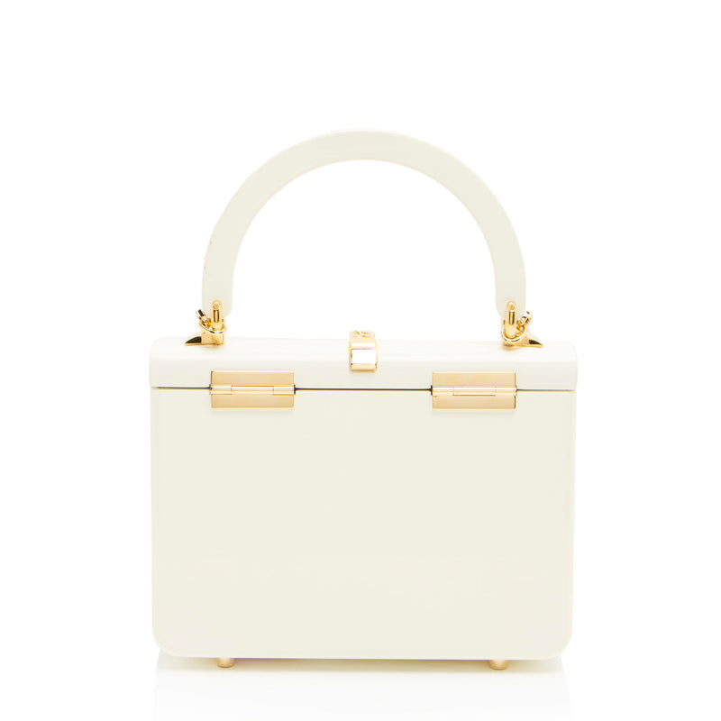 Gucci Plexiglass Sylvie 1969 Mini Top Handle SHF a361PU LuxeDH