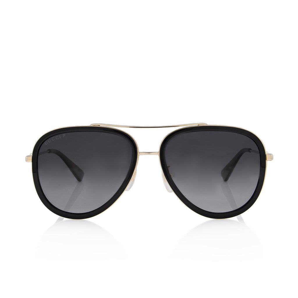 Gucci polarized aviator sunglasses online