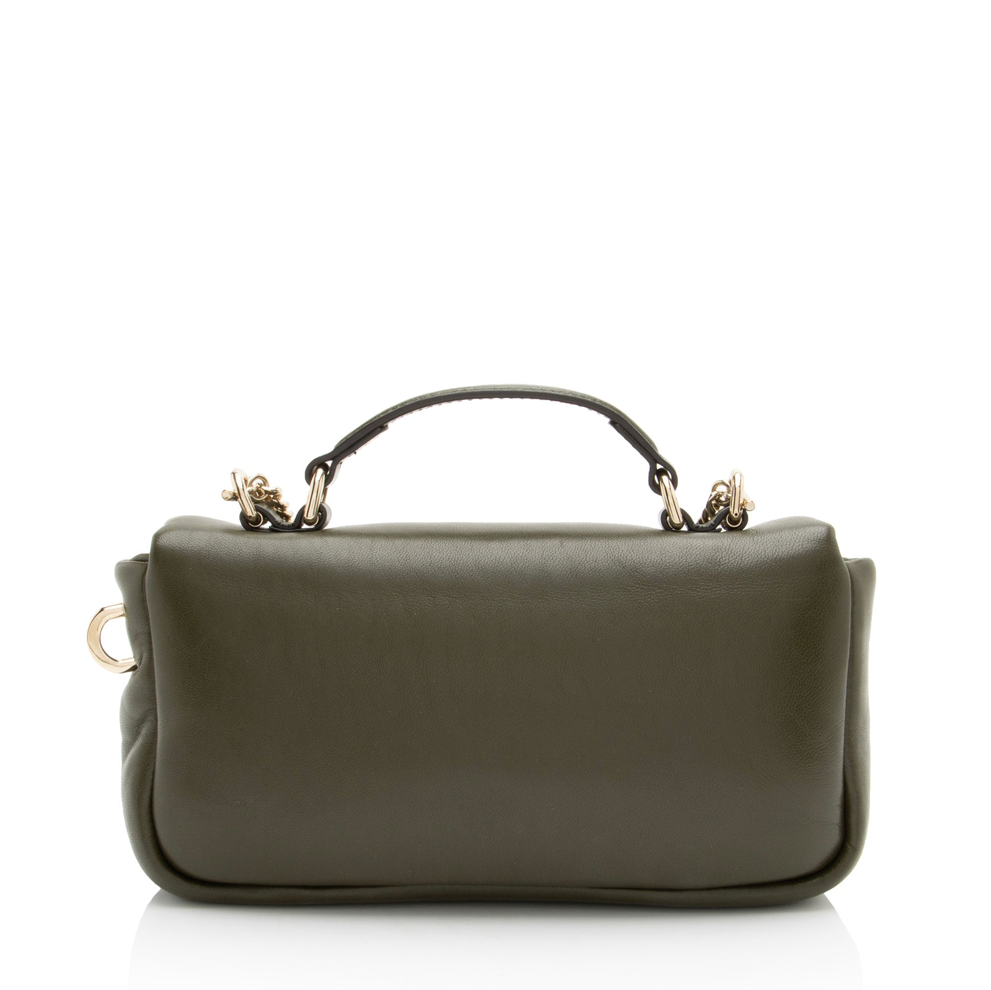 Gucci Puffy Leather GG Milano Small Top Handle