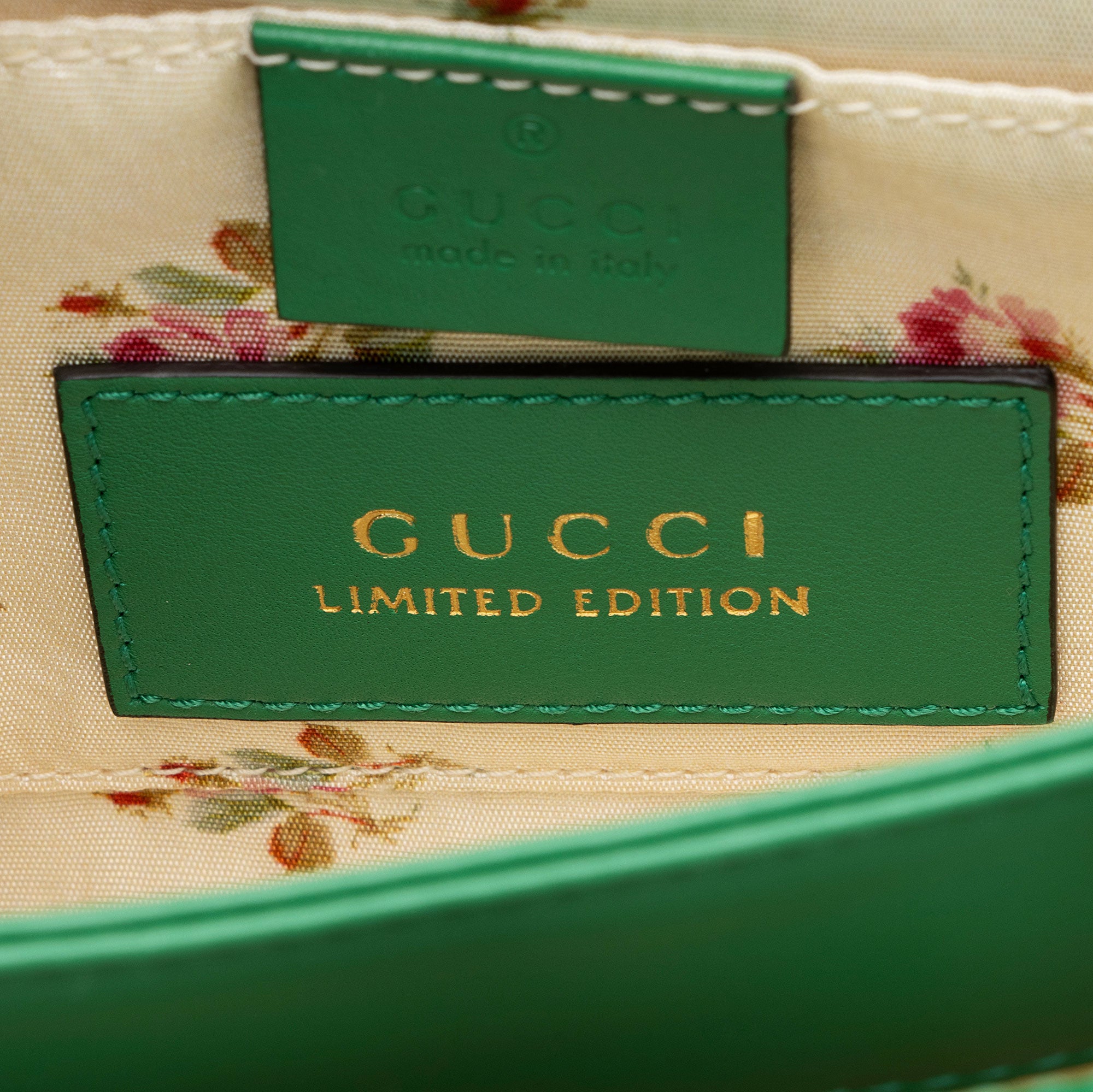 Gucci Raffia Python Ophidia Medium Chain Shoulder Bag