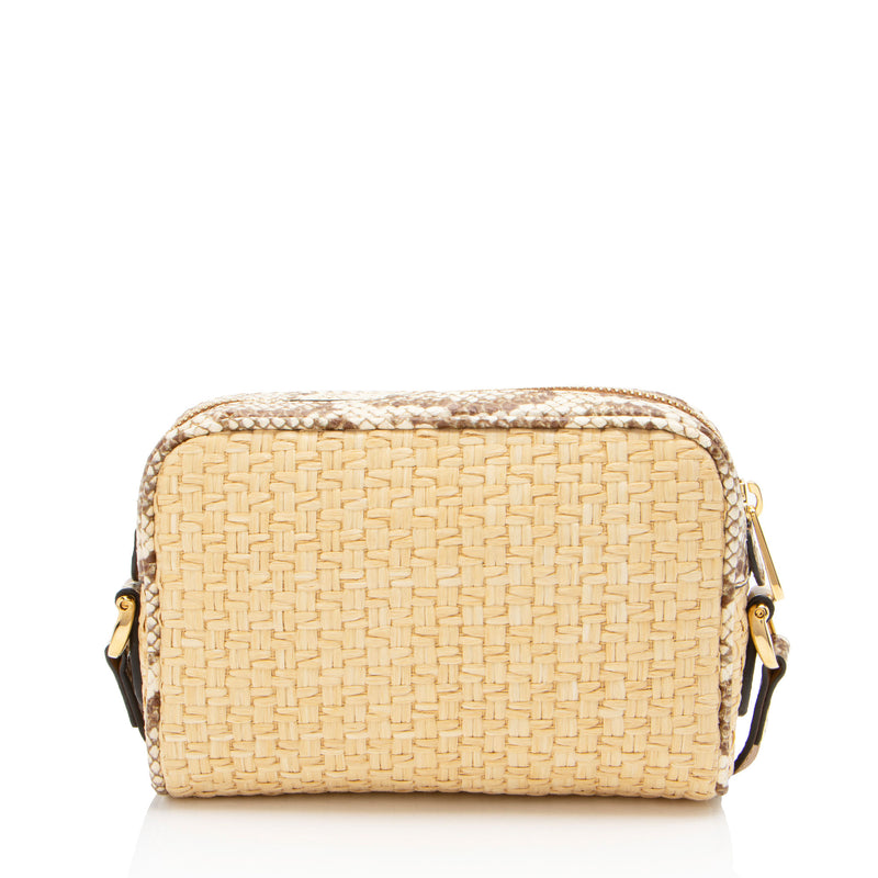 Ophidia small snakeskin shoulder bag outlet