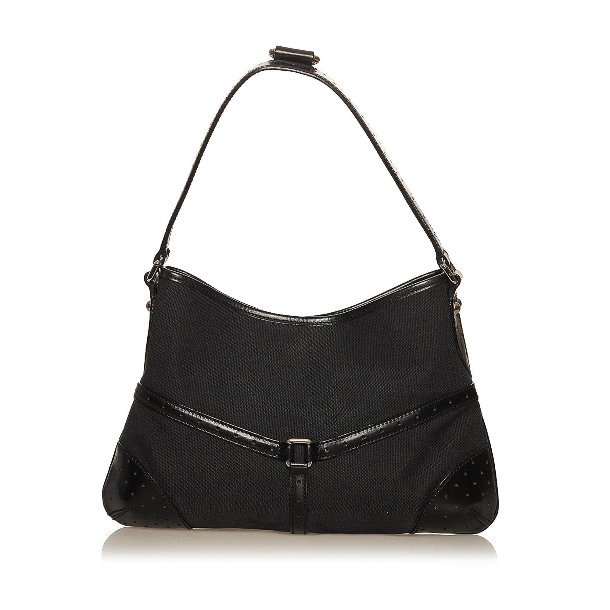 Gucci Reins Canvas Shoulder Bag (SHG-29470)