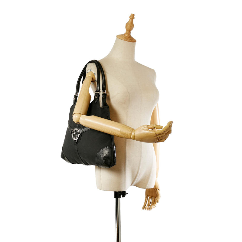 Gucci Reins Canvas Shoulder Bag (SHG-31867)