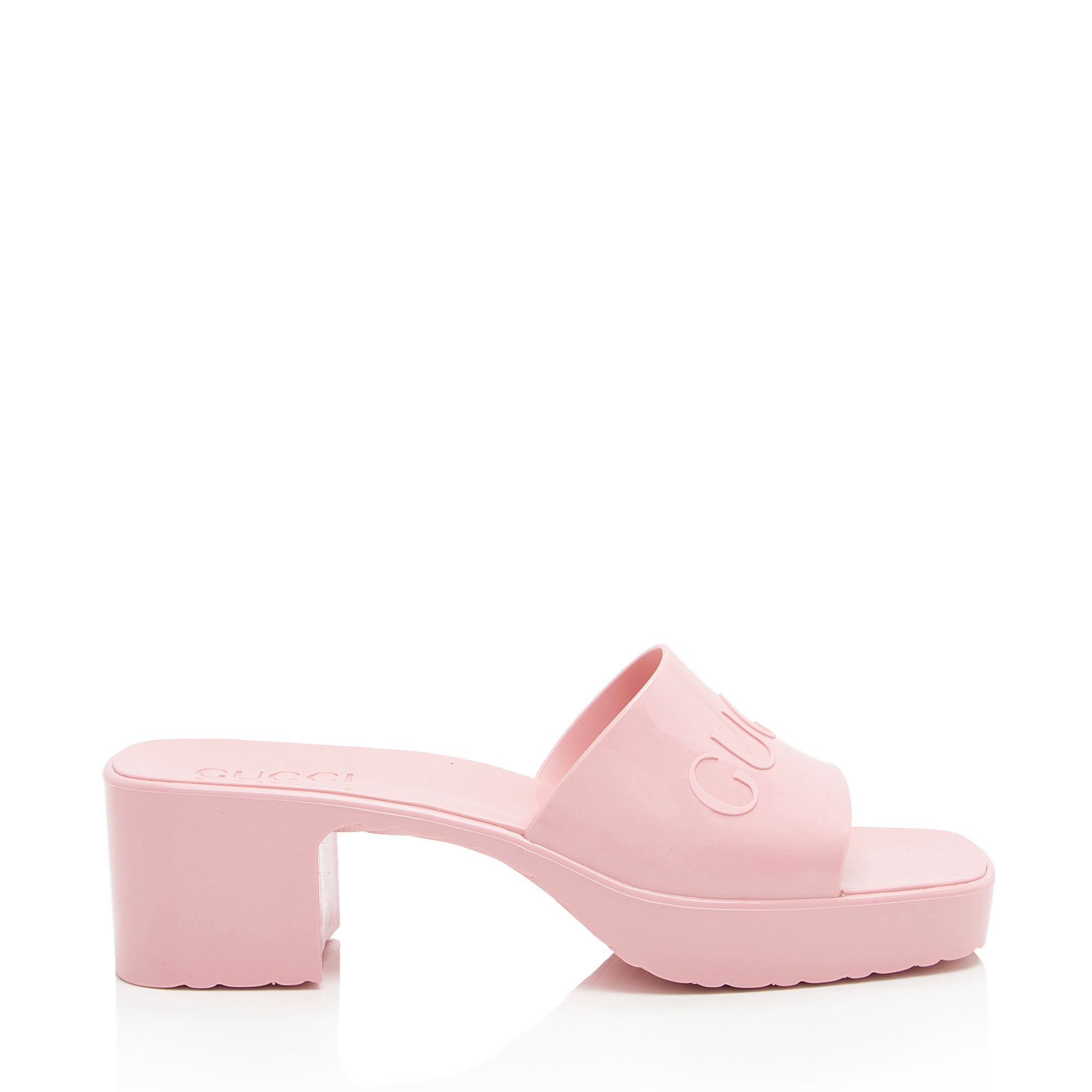 Gucci Rubber Slide Sandals - Size 8 / 38 (SHF-3JiCXP)
