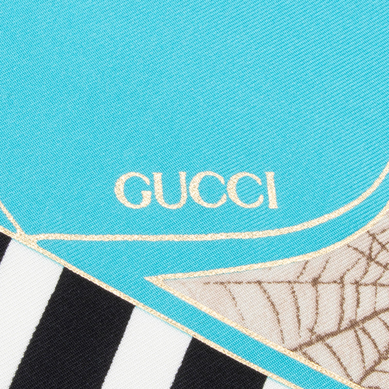 Gucci Silk Floral 90cm Scarf (SHF-GYvJPR)