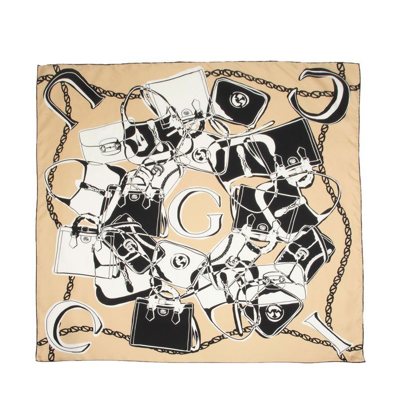 Gucci handbag online scarf
