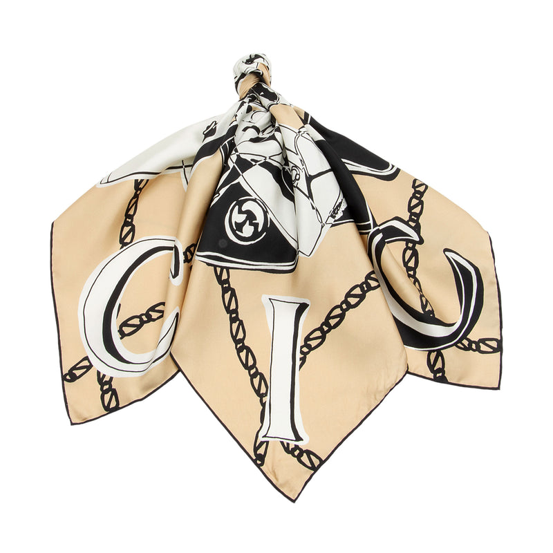 Gucci handbag scarf 2025