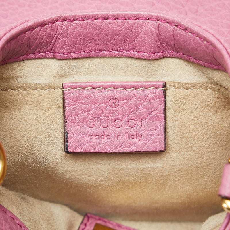 Gucci Small 1973 Leather Chain Crossbody bag (SHG-3UqCpK)